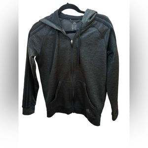Adidas Women’s Dark Gray‎ Full Zip Hooded Climawarm Jacket Size Medium